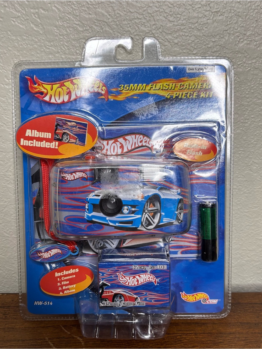 2005 Hot Wheels 35MM Flash Camera 4 Piece Kit Sealed